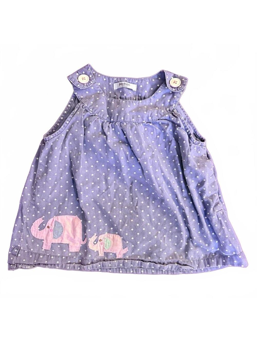 Baby Boden polka dot elephant dress - 18-24 months